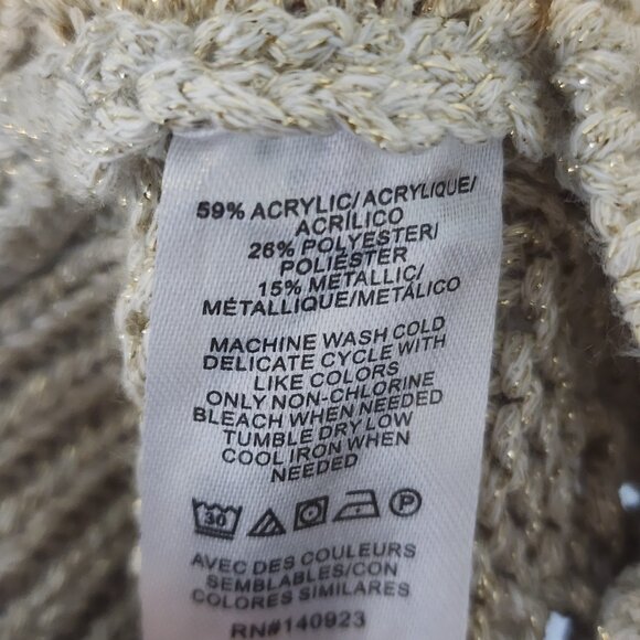 LOFT Shimmer Pointelle Cardigan, Size XS, NWT - Picture 8 of 8